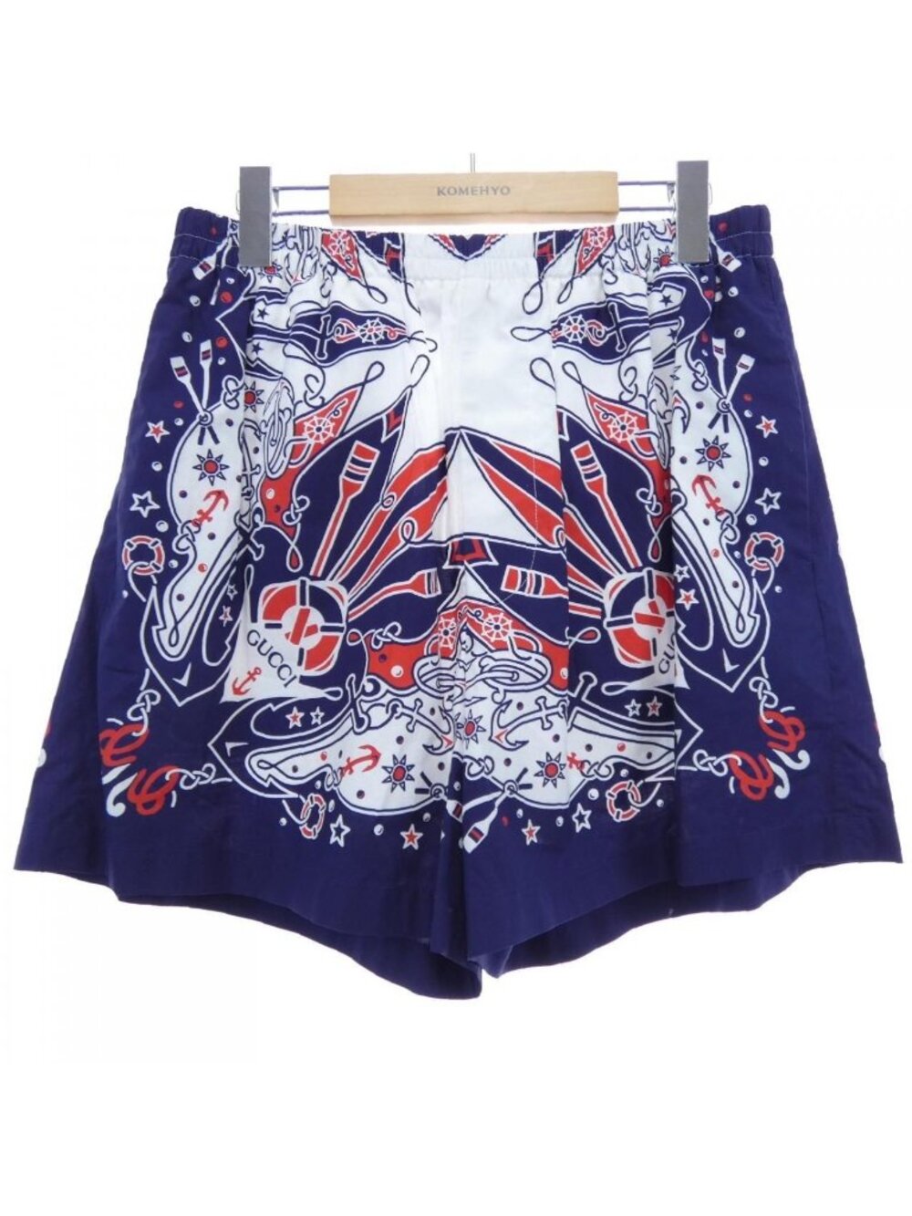 Gucci Bandana Print Cotton Shorts Zaqyh